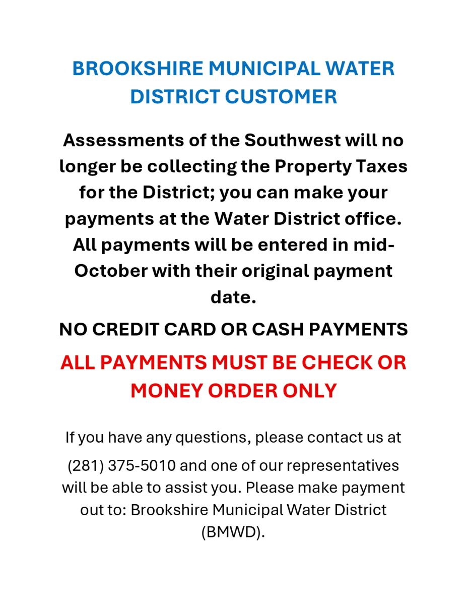 Notification of No Longer Using Tax Collectors 